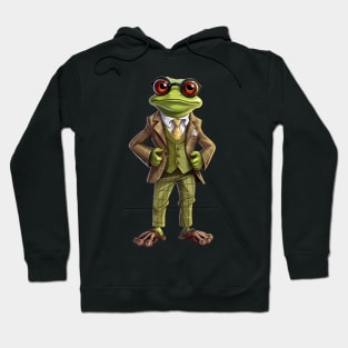 Frog Lovers Funny Gift Froggy Fashion Showdown Hoodie